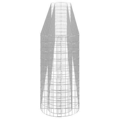 vidaXL Carré potager en gabion Fer galvanisé 470x50x100 cm