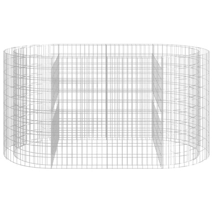 vidaXL Jardinnière surélevée Gabion Acier galvanisé 200x100x100 cm