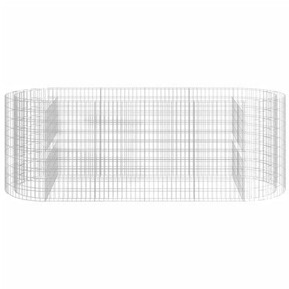 vidaXL Carré potager en gabions Acier galvanisé 300x100x100 cm