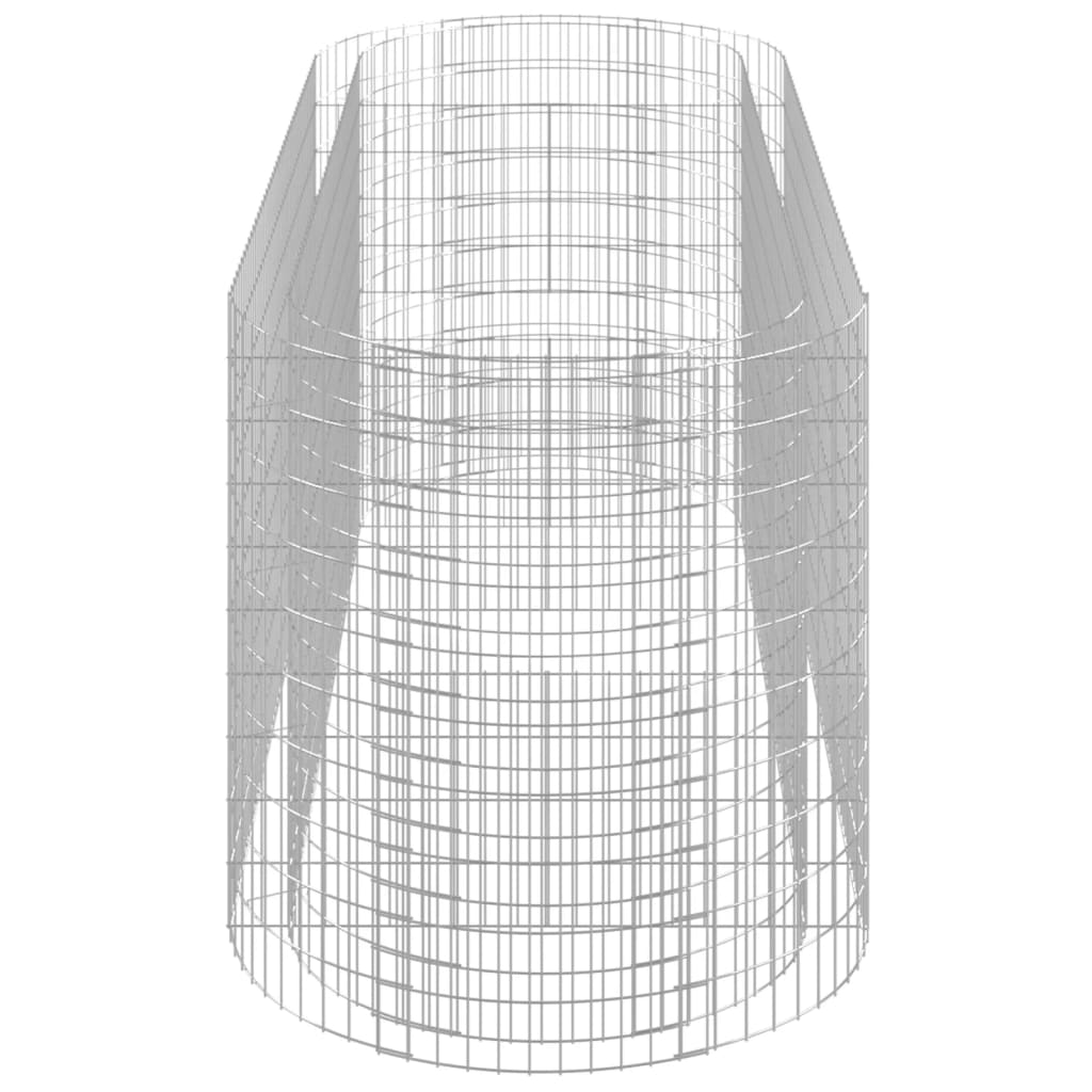 vidaXL Carré potager en gabions Acier galvanisé 300x100x100 cm