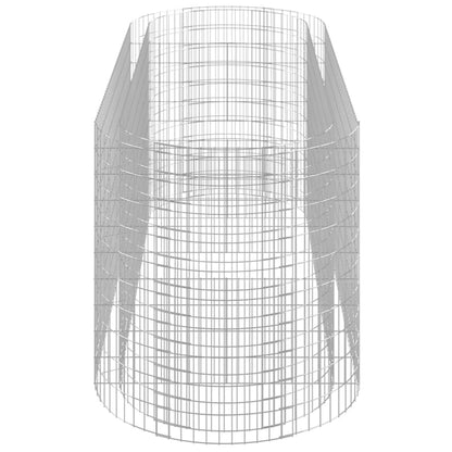 vidaXL Carré potager en gabions Acier galvanisé 300x100x100 cm