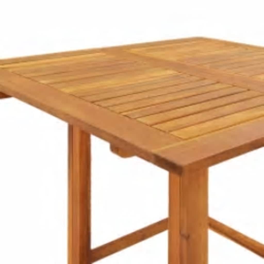 vidaXL Bistrotisch 75x75x110 cm Massivholz Akazie