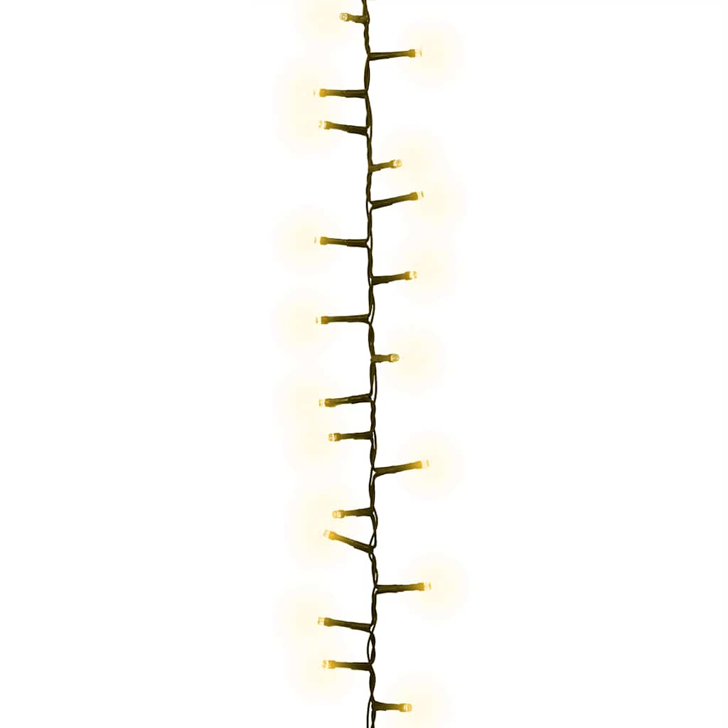 LED-Lichterkette mit 3000 LEDs Warmweiß 65 m PVC