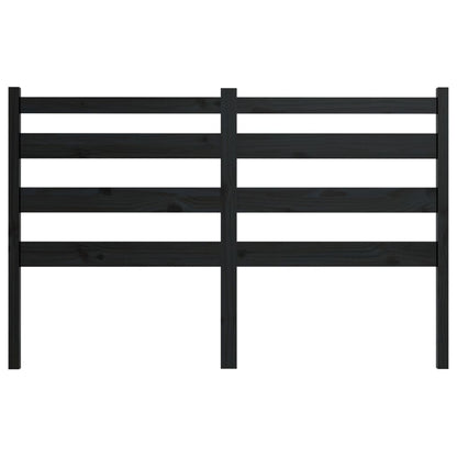vidaXL Kopfteil Schwarz 186x4x100 cm Massivholz Kiefer
