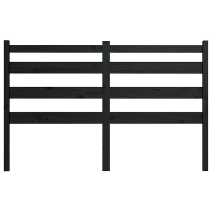 vidaXL Kopfteil Schwarz 206x4x100 cm Massivholz Kiefer