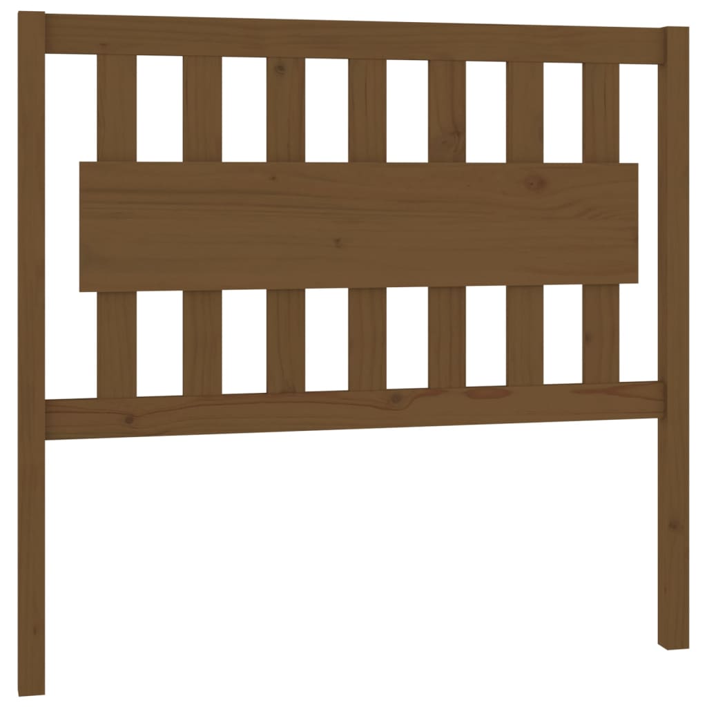 vidaXL Bett-Kopfteil Honigbraun 105,5x4x100 cm Massivholz Kiefer