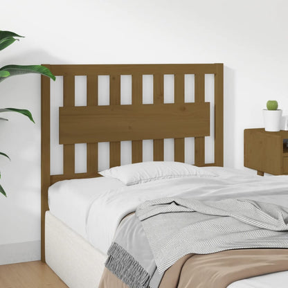 vidaXL Bett-Kopfteil Honigbraun 105,5x4x100 cm Massivholz Kiefer
