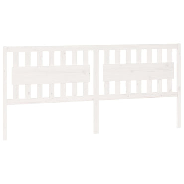 vidaXL Tête de lit blanc 205,5x4x100 cm bois de pin massif