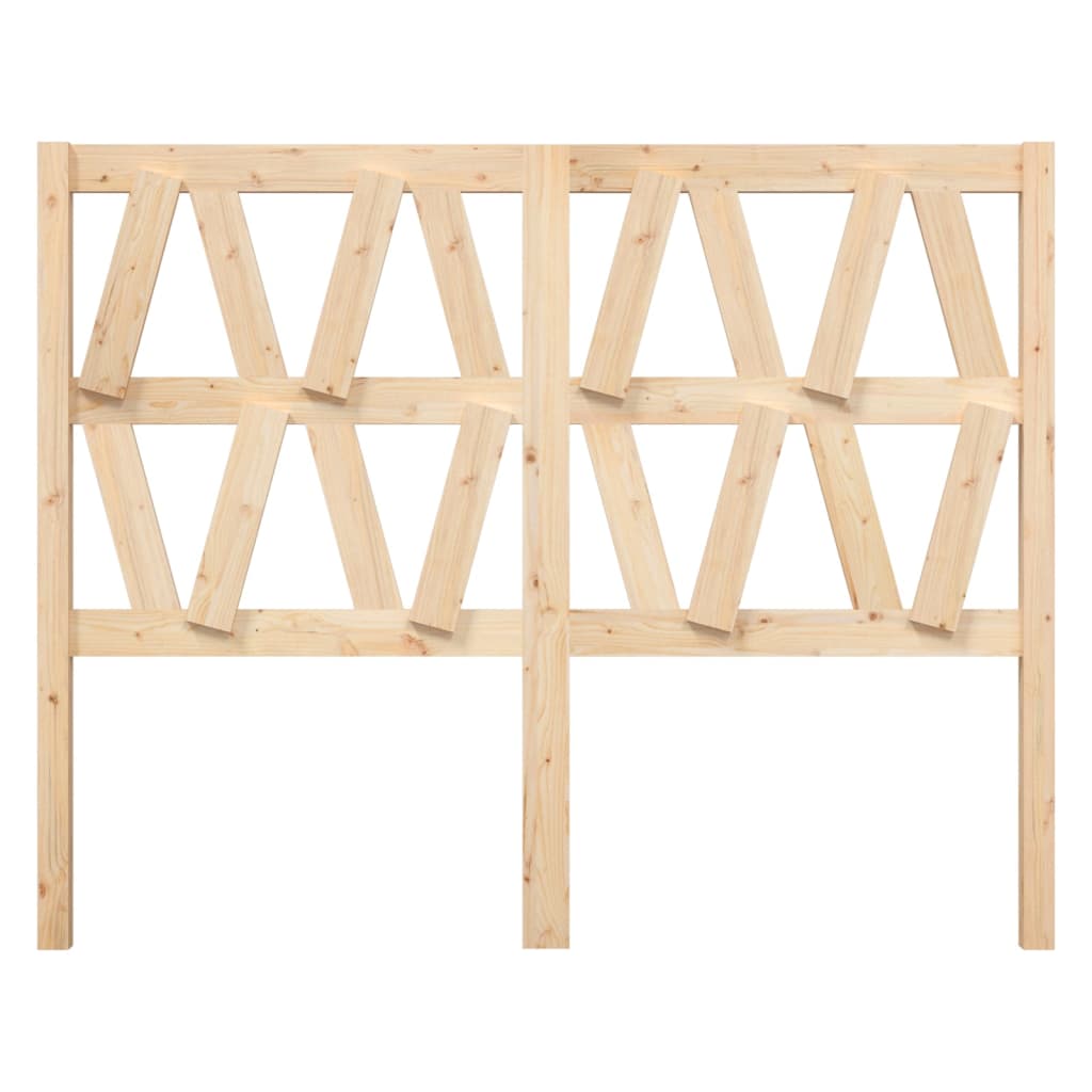 vidaXL Bett-Kopfteil 126x4x100 cm Massivholz Kiefer