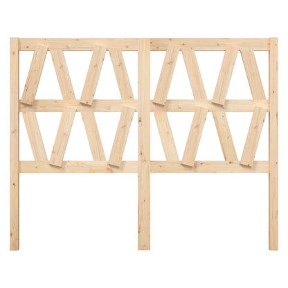 vidaXL Bett-Kopfteil 126x4x100 cm Massivholz Kiefer