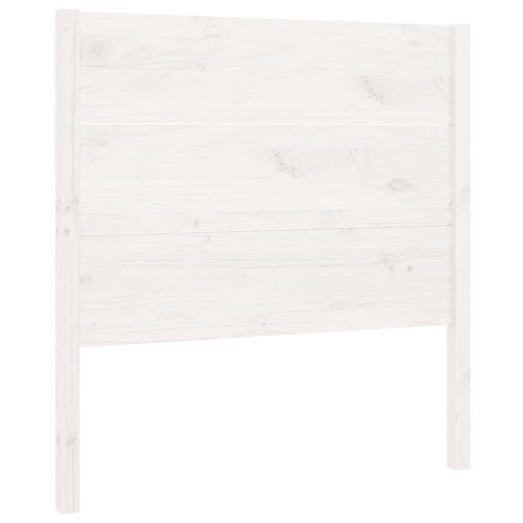 vidaXL Kopfteil Weiß 106x4x100 cm Massivholz Kiefer