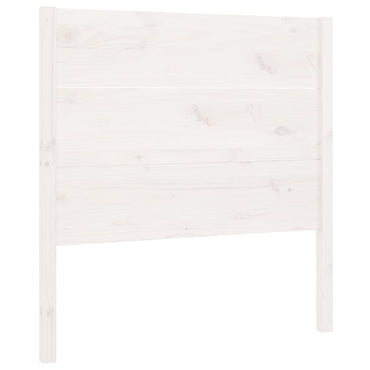 vidaXL Kopfteil Weiß 106x4x100 cm Massivholz Kiefer