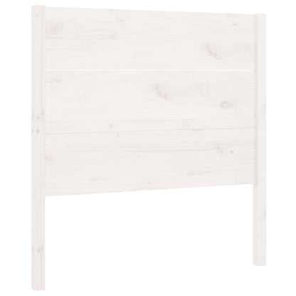 vidaXL Kopfteil Weiß 106x4x100 cm Massivholz Kiefer