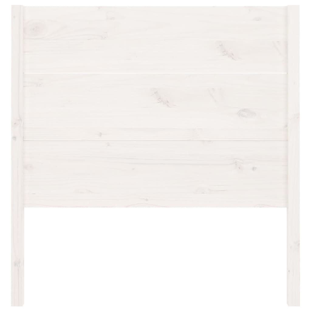 vidaXL Kopfteil Weiß 106x4x100 cm Massivholz Kiefer