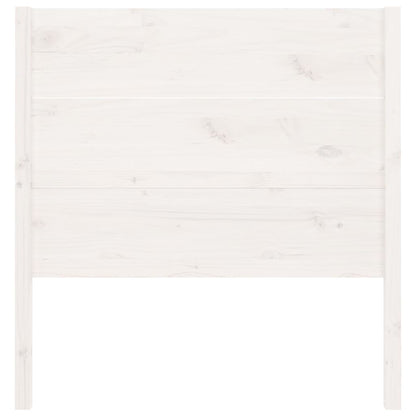 vidaXL Kopfteil Weiß 106x4x100 cm Massivholz Kiefer