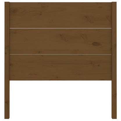 vidaXL Kopfteil Honigbraun 106x4x100 cm Massivholz Kiefer