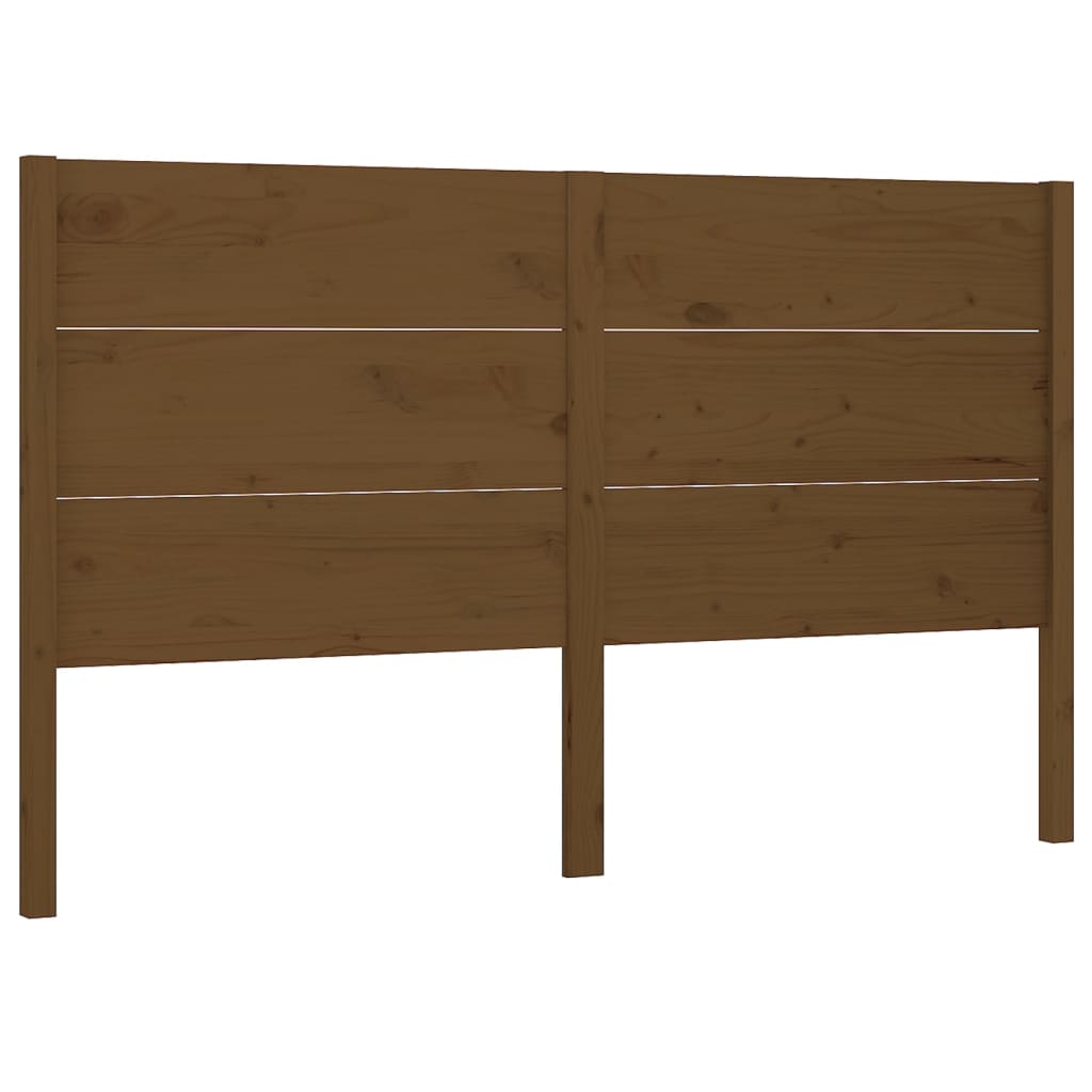vidaXL Kopfteil Honigbraun 126x4x100 cm Massivholz Kiefer