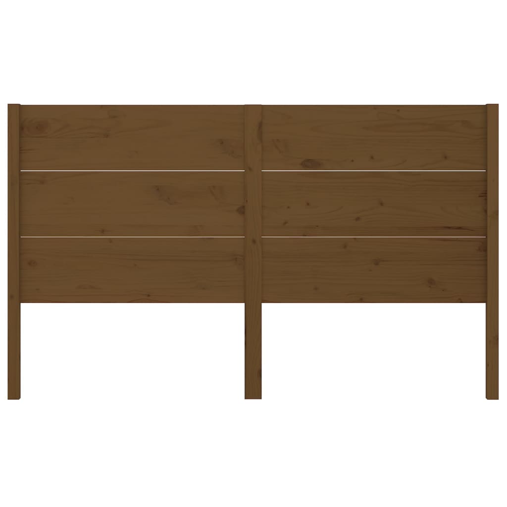 vidaXL Kopfteil Honigbraun 126x4x100 cm Massivholz Kiefer