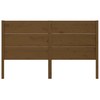 vidaXL Kopfteil Honigbraun 126x4x100 cm Massivholz Kiefer
