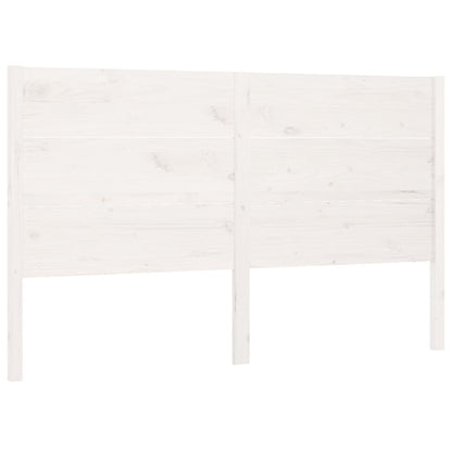 vidaXL Kopfteil Weiß 186x4x100 cm Massivholz Kiefer