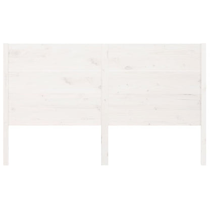 vidaXL Kopfteil Weiß 186x4x100 cm Massivholz Kiefer