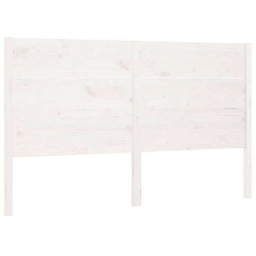 vidaXL Kopfteil Weiß 206x4x100 cm Massivholz Kiefer