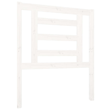 vidaXL Kopfteil Weiß 81x4x100 cm Massivholz Kiefer
