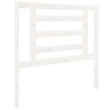 vidaXL Kopfteil Weiß 96x4x100 cm Massivholz Kiefer