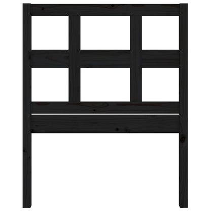 vidaXL Tête de lit Noir 95,5x4x100 cm Bois de pin massif