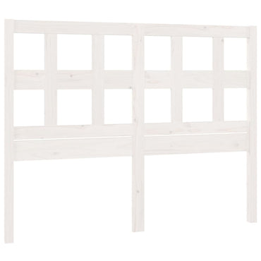 vidaXL Tête de lit Blanc 140,5x4x100 cm Bois de pin massif