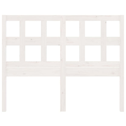 vidaXL Tête de lit Blanc 140,5x4x100 cm Bois de pin massif