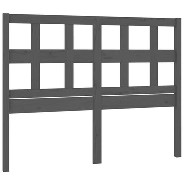vidaXL Tête de lit gris 165,5x4x100 cm pin massif