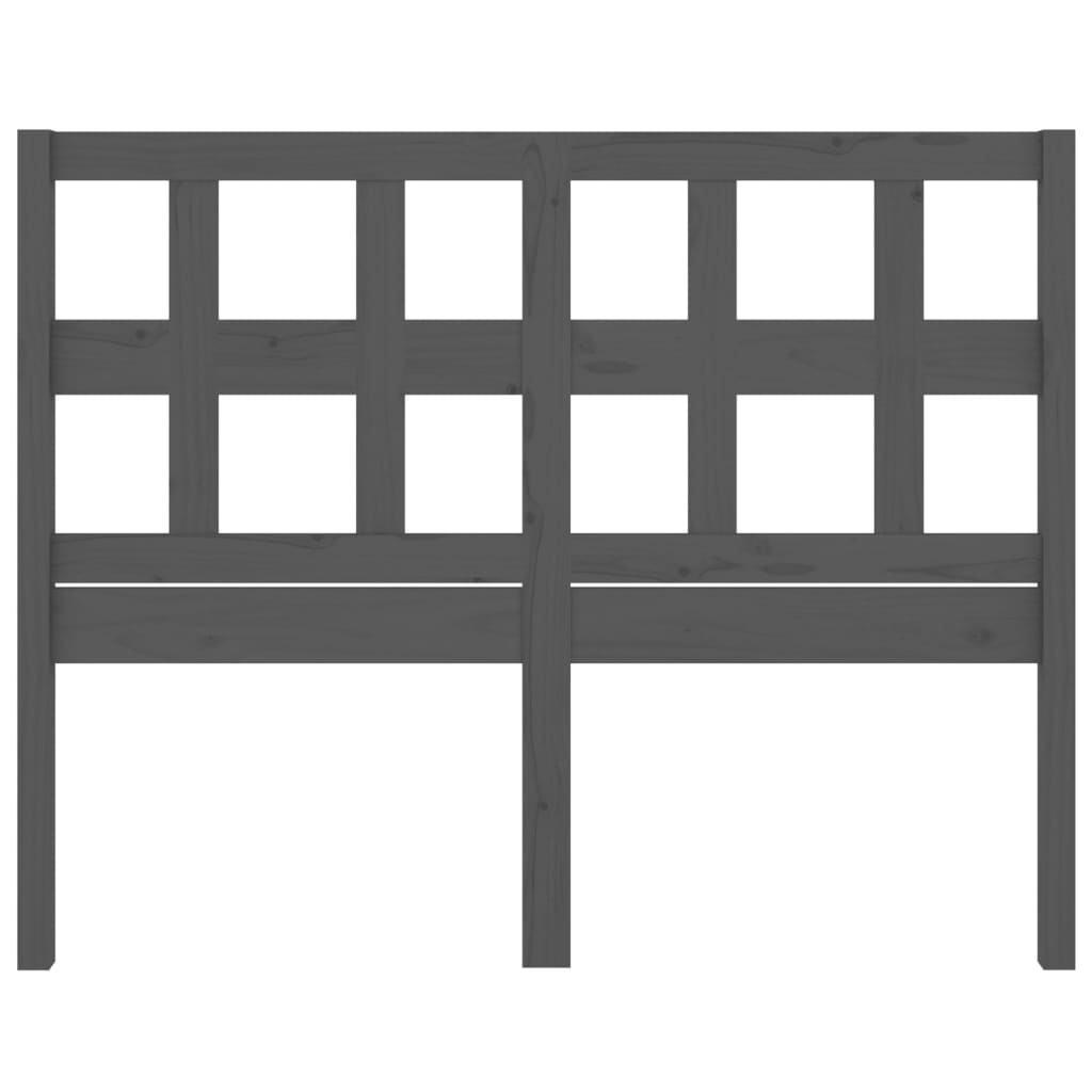 vidaXL Tête de lit gris 165,5x4x100 cm pin massif