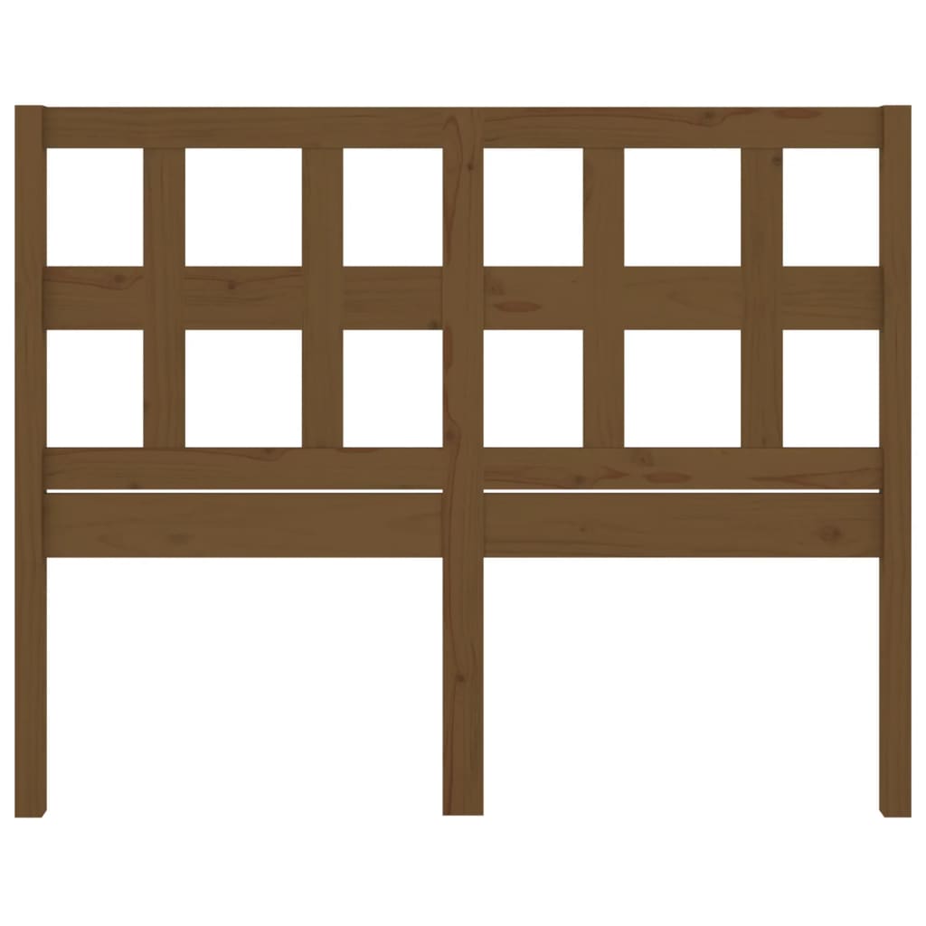 vidaXL Tête de lit Bois de pin massif Marron miel 205,5x4x100 cm