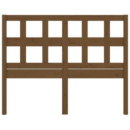 vidaXL Tête de lit Bois de pin massif Marron miel 205,5x4x100 cm