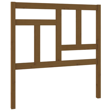 vidaXL Tête de lit Bois de pin massif marron miel 80,5x4x100 cm