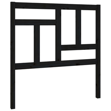 vidaXL Tête de lit Noir 95,5x4x100 cm Bois de pin massif