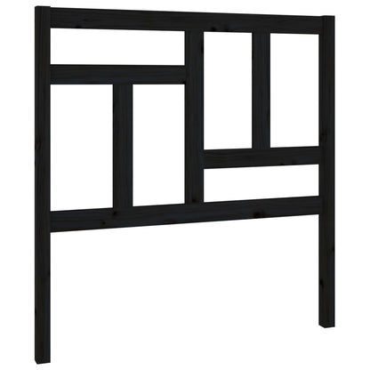 vidaXL Tête de lit Noir 95,5x4x100 cm Bois de pin massif