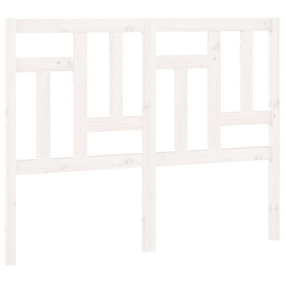 vidaXL Tête de lit Blanc 145,5x4x100 cm Bois de pin massif