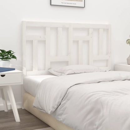 vidaXL Tête de lit Blanc 145,5x4x100 cm Bois de pin massif