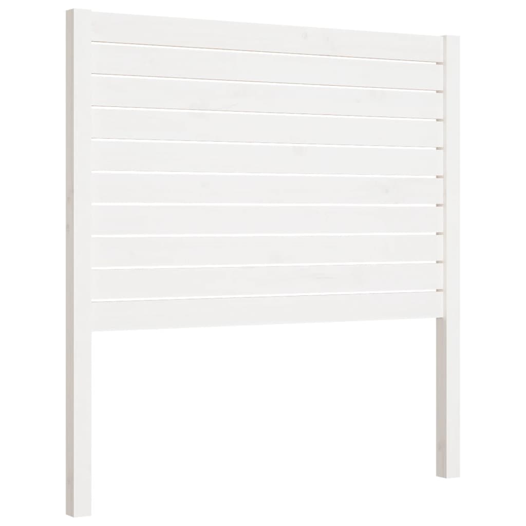 vidaXL Tête de lit Blanc 81x4x100 cm Bois de pin massif