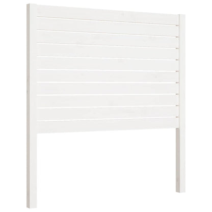 vidaXL Tête de lit Blanc 81x4x100 cm Bois de pin massif