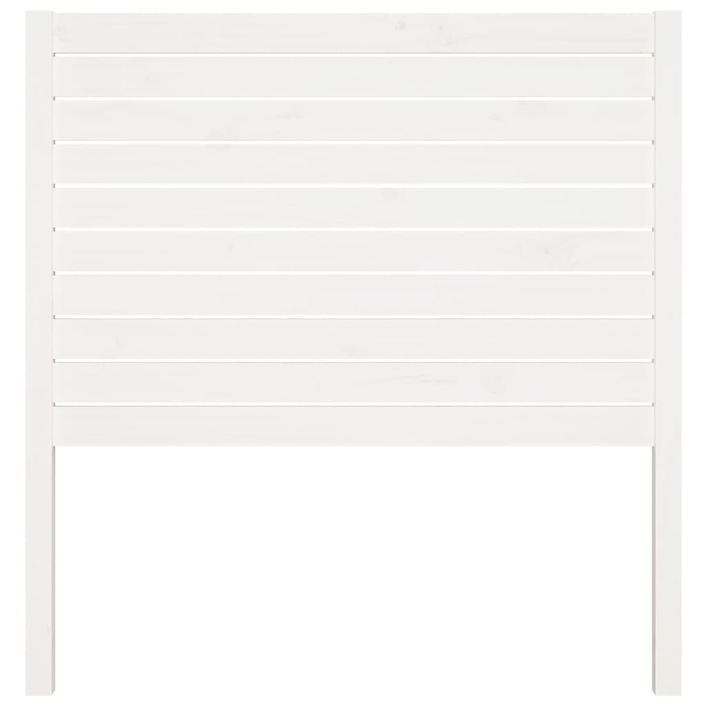 vidaXL Tête de lit Blanc 81x4x100 cm Bois de pin massif