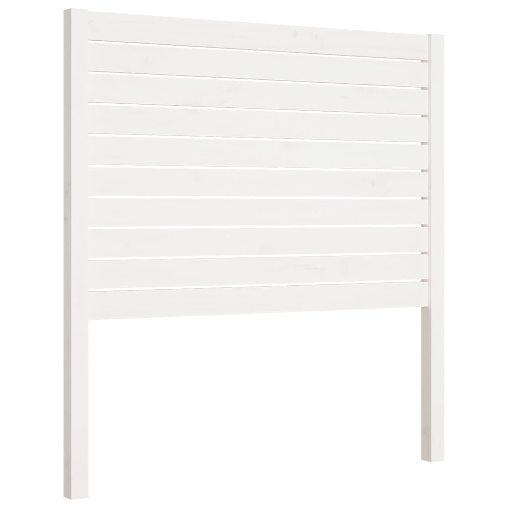 vidaXL Tête de lit Blanc 96x4x100 cm Bois de pin massif