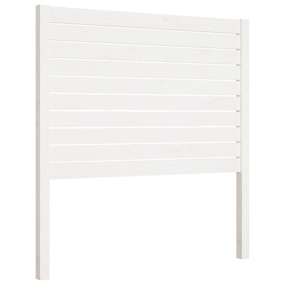 vidaXL Tête de lit Blanc 96x4x100 cm Bois de pin massif