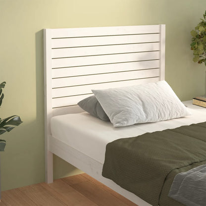 vidaXL Tête de lit Blanc 96x4x100 cm Bois de pin massif