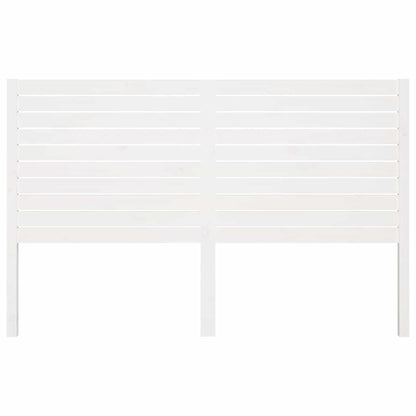 vidaXL Kopfteil Weiß 166x4x100 cm Massivholz Kiefer