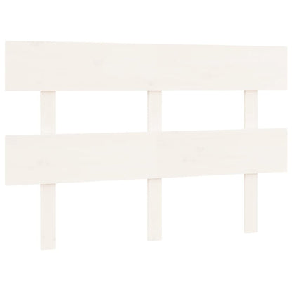 vidaXL Kopfteil Weiß 124x3x81 cm Massivholz Kiefer