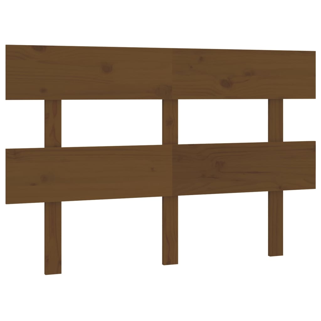 vidaXL Tête de lit Marron Miel 138x3x81 cm Pin Massif