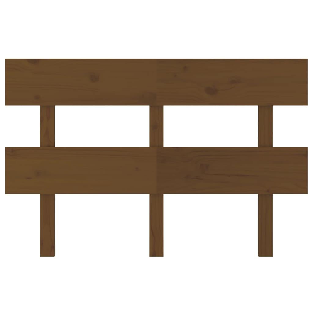 vidaXL Tête de lit Marron Miel 138x3x81 cm Pin Massif